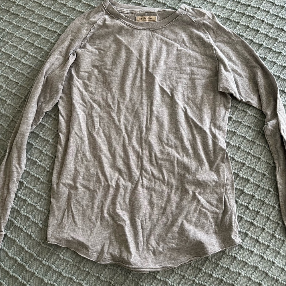 Gray Long Sleeve Shirt